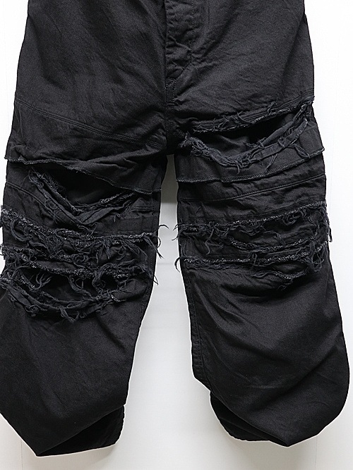 JULIUS����ꥦ��/10oz DENIM TROUSERS8/BLACK