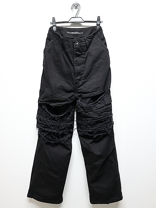 JULIUS����ꥦ��/10oz DENIM TROUSERS8/BLACK