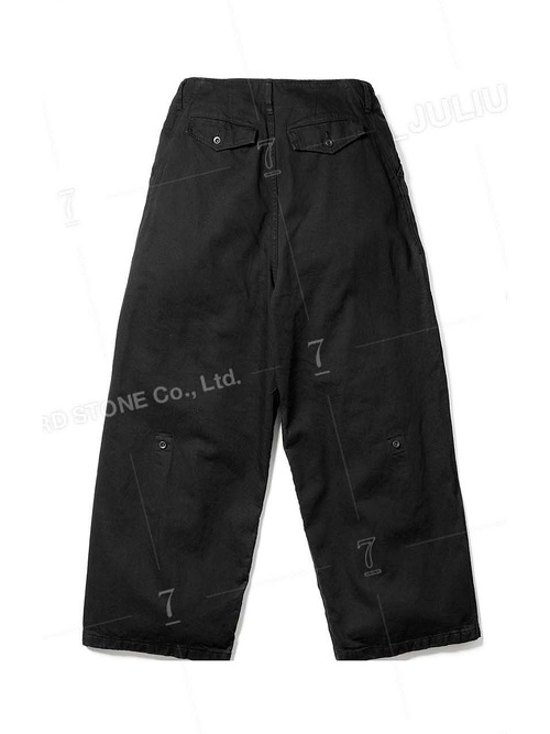 (ͽ)1112ͽ/JULIUSꥦ/10oz DENIM TROUSERS8/BLACK