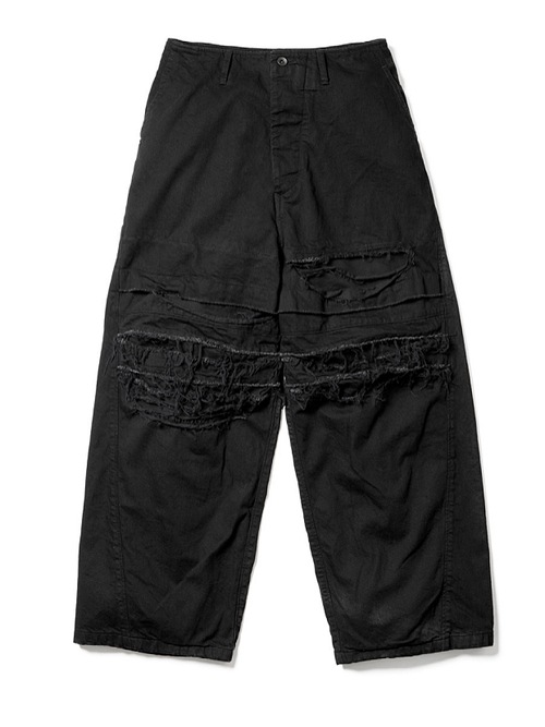 (ͽ)1112ͽ/JULIUSꥦ/10oz DENIM TROUSERS8/BLACK