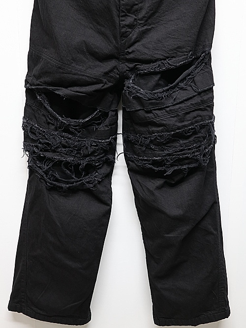 JULIUS����ꥦ��/10oz DENIM TROUSERS8/BLACK