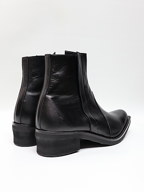 (ͽ���ʡ�12������ͽ��/kiryuyrik������奦����奦/Cow Hide Middle Boots/Black