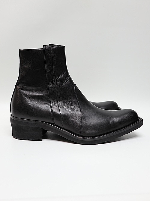 (ͽ���ʡ�12������ͽ��/kiryuyrik������奦����奦/Cow Hide Middle Boots/Black