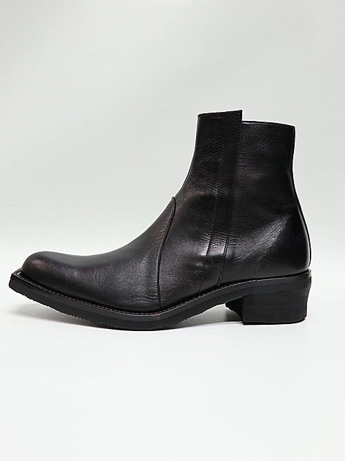 (ͽ���ʡ�12������ͽ��/kiryuyrik������奦����奦/Cow Hide Middle Boots/Black