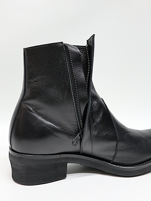 (ͽ���ʡ�12������ͽ��/kiryuyrik������奦����奦/Cow Hide Middle Boots/Black