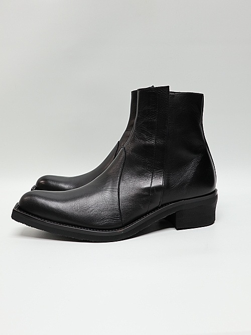 (ͽ���ʡ�12������ͽ��/kiryuyrik������奦����奦/Cow Hide Middle Boots/Black