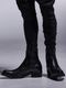 (ͽ���ʡ�12������ͽ��/kiryuyrik������奦����奦/Cow Hide Middle Boots/Black