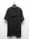 Ground Y�����饦��ɥ磻/30-/COTTON JERSEY LICKING SHOUR SLEEVED T/BLACK