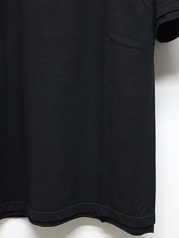 wjk�����֥른��������/muta ����ܥ졼����� cut-off polo S/S(printed)/deep black