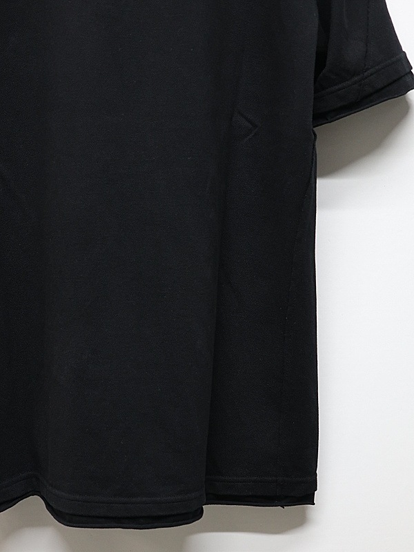 wjk�����֥른��������/muta ����ܥ졼����� cut-off polo S/S(printed)/deep black
