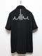 wjk�����֥른��������/muta ����ܥ졼����� cut-off polo S/S(printed)/deep black