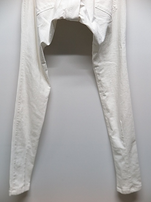 �㴰���THE ONENESS�������ͥ�/Organic Denim Darts Saruel Pants/White