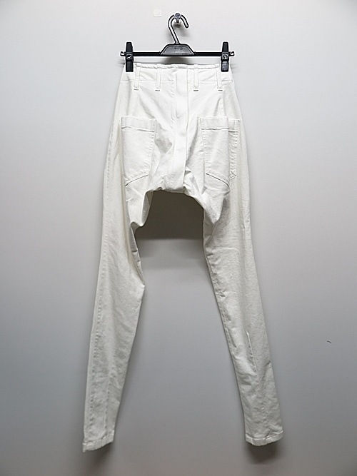 �㴰���THE ONENESS�������ͥ�/Organic Denim Darts Saruel Pants/White