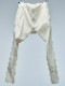�㴰���THE ONENESS�������ͥ�/Organic Denim Darts Saruel Pants/White
