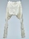 �㴰���THE ONENESS�������ͥ�/Organic Denim Darts Saruel Pants/White