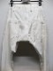 �㴰���THE ONENESS�������ͥ�/Organic Denim Darts Saruel Pants/White