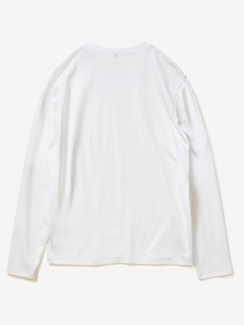 (ͽ���ʡ�7��8������ͽ��/ATTACHMENT�������å�����/COTTON DOUBLE FACE SLIM FIT L/S TEE/WHITE