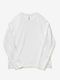 (ͽ���ʡ�7��8������ͽ��/ATTACHMENT�������å�����/COTTON DOUBLE FACE SLIM FIT L/S TEE/WHITE