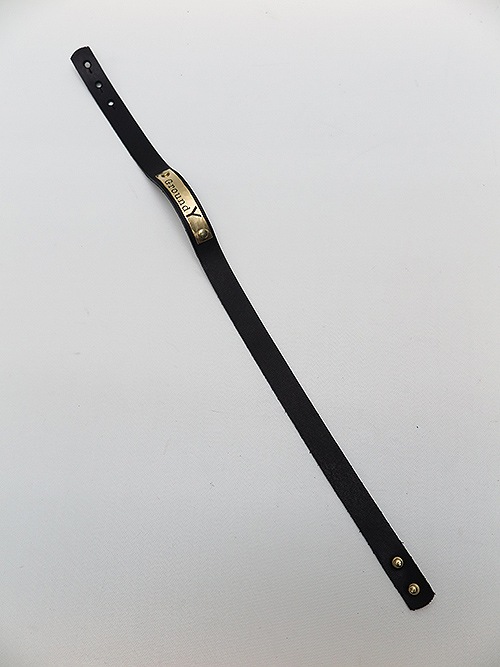SALE50%OFF/Ground Y饦ɥ磻Cow hide Plate leather bracelet/.