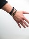 SALE50%OFF/Ground Y饦ɥ磻Cow hide Plate leather bracelet/.