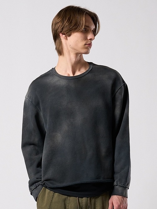 (ͽ���ʡ�9��10������ͽ��/wjk�����֥른��������/fade cut-off sweat shirt/fade black