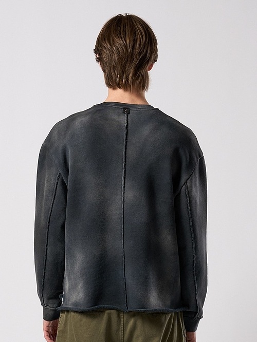 (ͽ���ʡ�9��10������ͽ��/wjk�����֥른��������/fade cut-off sweat shirt/fade black