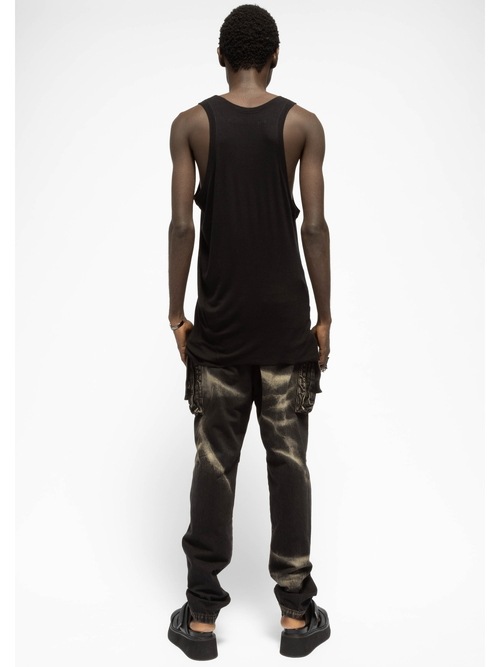 SALE30%OFF/JULIUS����ꥦ��/RAYON STRETCH RIB CUT & SEWN9/BLACK.