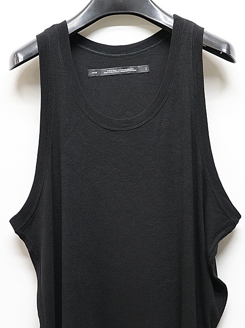 SALE30%OFF/JULIUS����ꥦ��/RAYON STRETCH RIB CUT & SEWN9/BLACK.