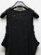 SALE30%OFF/JULIUS����ꥦ��/RAYON STRETCH RIB CUT & SEWN9/BLACK.