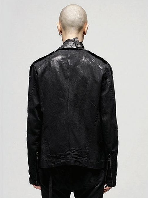 JULIUSꥦ/10oz DENIM BLOUSON2/BLACK.