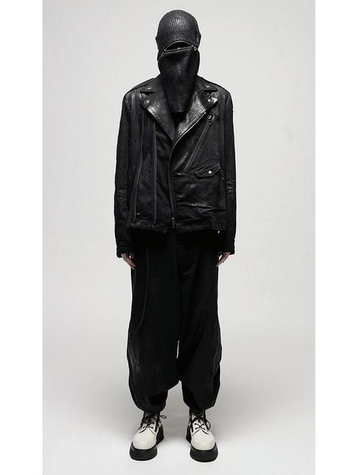 JULIUSꥦ/10oz DENIM BLOUSON2/BLACK.