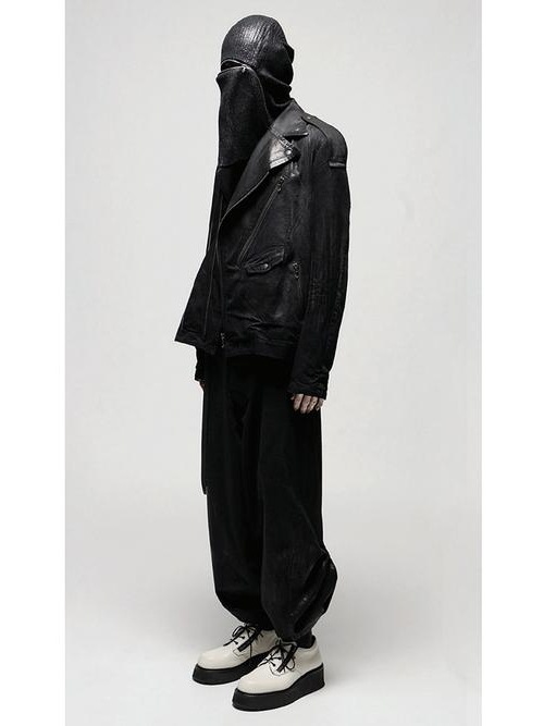 JULIUSꥦ/10oz DENIM BLOUSON2/BLACK.