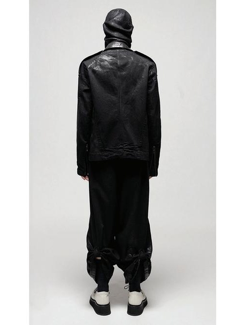 JULIUSꥦ/10oz DENIM BLOUSON2/BLACK.
