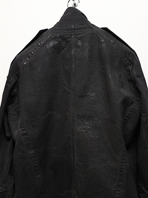 JULIUSꥦ/10oz DENIM BLOUSON2/BLACK.