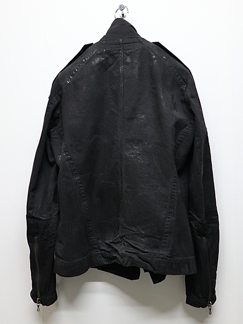 JULIUSꥦ/10oz DENIM BLOUSON2/BLACK.