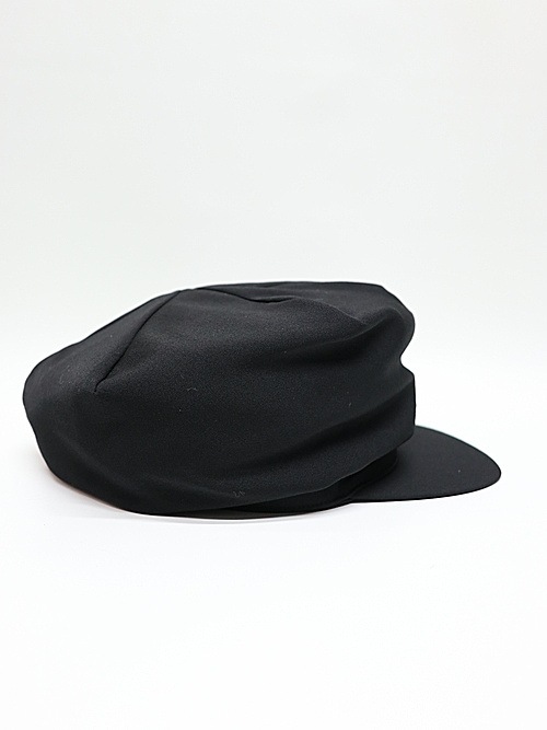 Yohji Yamamoto���襦����ޥ��/���葉��С������ĥ��㥹���å�/BLACK