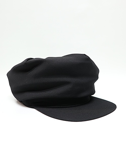 Yohji Yamamoto���襦����ޥ��/���葉��С������ĥ��㥹���å�/BLACK