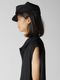 Yohji Yamamoto���襦����ޥ��/���葉��С������ĥ��㥹���å�/BLACK