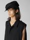 Yohji Yamamoto���襦����ޥ��/���葉��С������ĥ��㥹���å�/BLACK