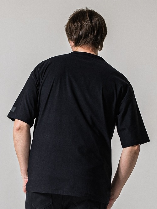 (ͽ���ʡ�4��5������ͽ��/39TH RESOUND CLOTHING���ꥵ����ɥ���������/leather pocket overnylon T/BLACK