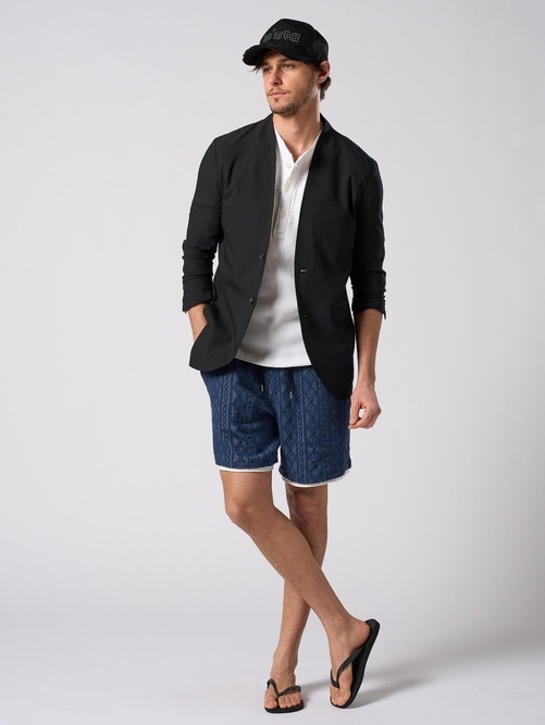 (ͽ���ʡ�5��6������ͽ��/wjk�����֥른��������/muta ����ܥ졼����� "w"uta cut-off mesh cap/deep black