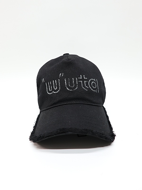 �㴰���wjk�����֥른��������/muta ����ܥ졼����� "w"uta cut-off mesh cap/deep black