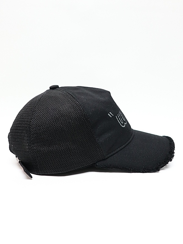 �㴰���wjk�����֥른��������/muta ����ܥ졼����� "w"uta cut-off mesh cap/deep black