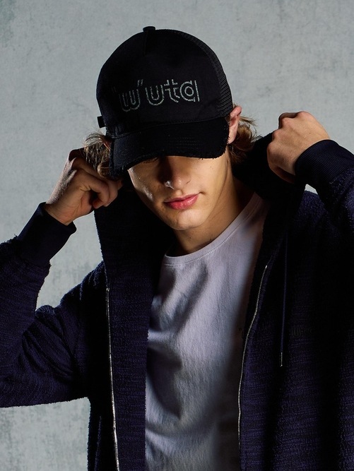 (ͽ���ʡ�5��6������ͽ��/wjk�����֥른��������/muta ����ܥ졼����� "w"uta cut-off mesh cap/deep black