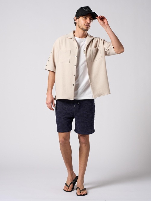 (ͽ���ʡ�5��6������ͽ��/wjk�����֥른��������/muta ����ܥ졼����� "w"uta cut-off mesh cap/deep black