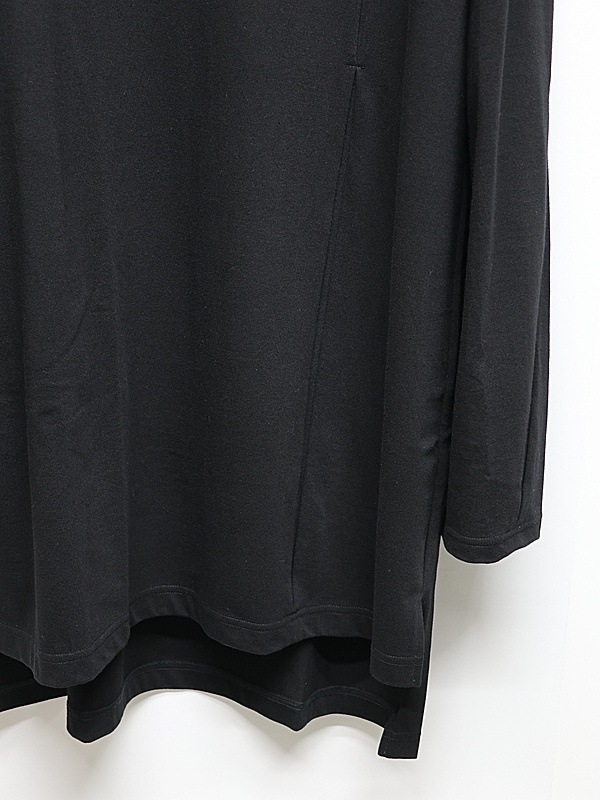 Ground Y�����饦��ɥ磻/30/- FINE PLAIN STITCH NIGHT SLASH T/BLACK.