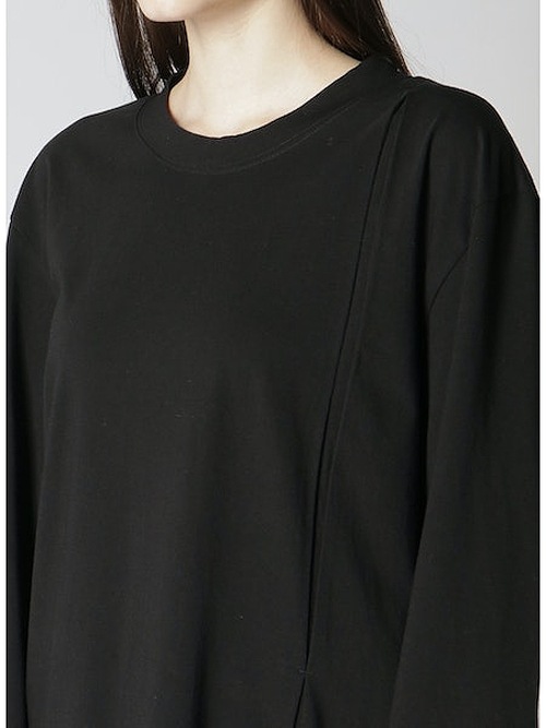 SALE30%OFF/Ground Y饦ɥ磻/30/- FINE PLAIN STITCH NIGHT SLASH T/BLACK.