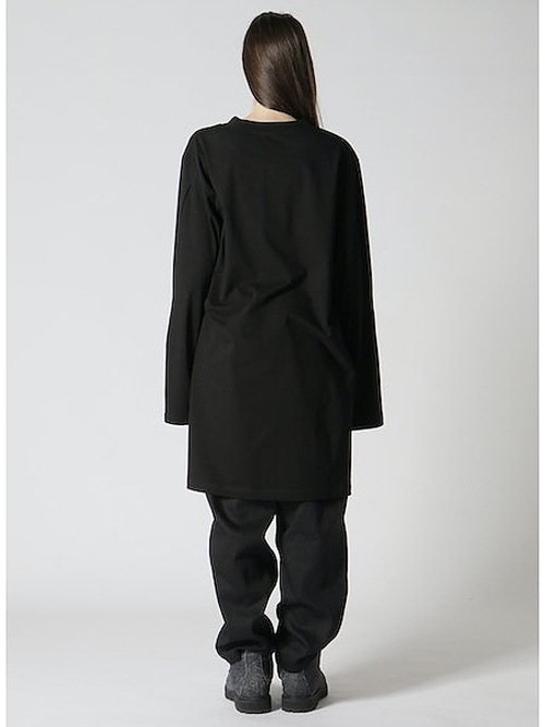 SALE30%OFF/Ground Y饦ɥ磻/30/- FINE PLAIN STITCH NIGHT SLASH T/BLACK.