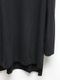 Ground Y�����饦��ɥ磻/30/- FINE PLAIN STITCH NIGHT SLASH T/BLACK.