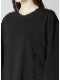SALE30%OFF/Ground Y饦ɥ磻/30/- FINE PLAIN STITCH NIGHT SLASH T/BLACK.